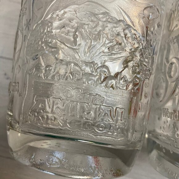 Walt Disney World Celebration McDonalds 2000 Mickey Mouse Glass Cups - Set of 2 - Picture 5 of 8